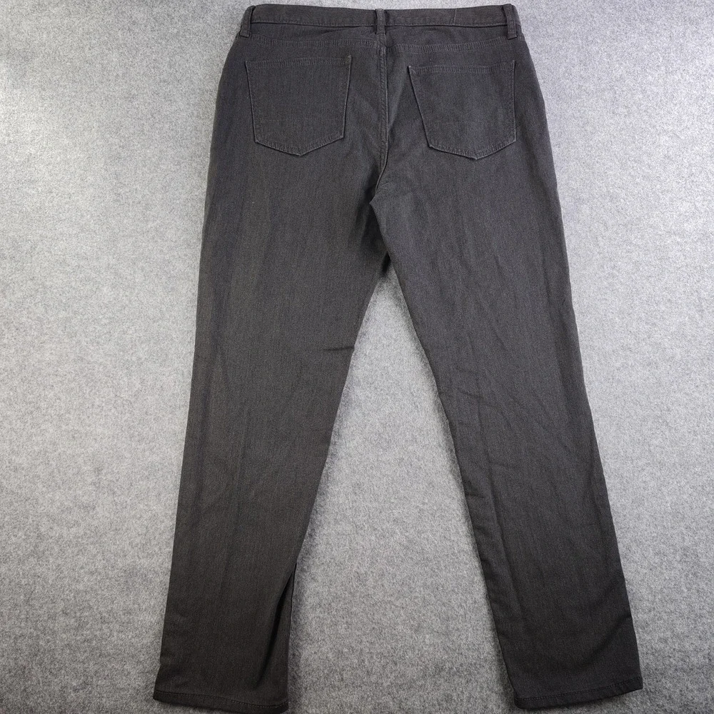 Banana Republic Traveler Jeans Mens 33x30 Athletic Fit Black Dark Gray Solid